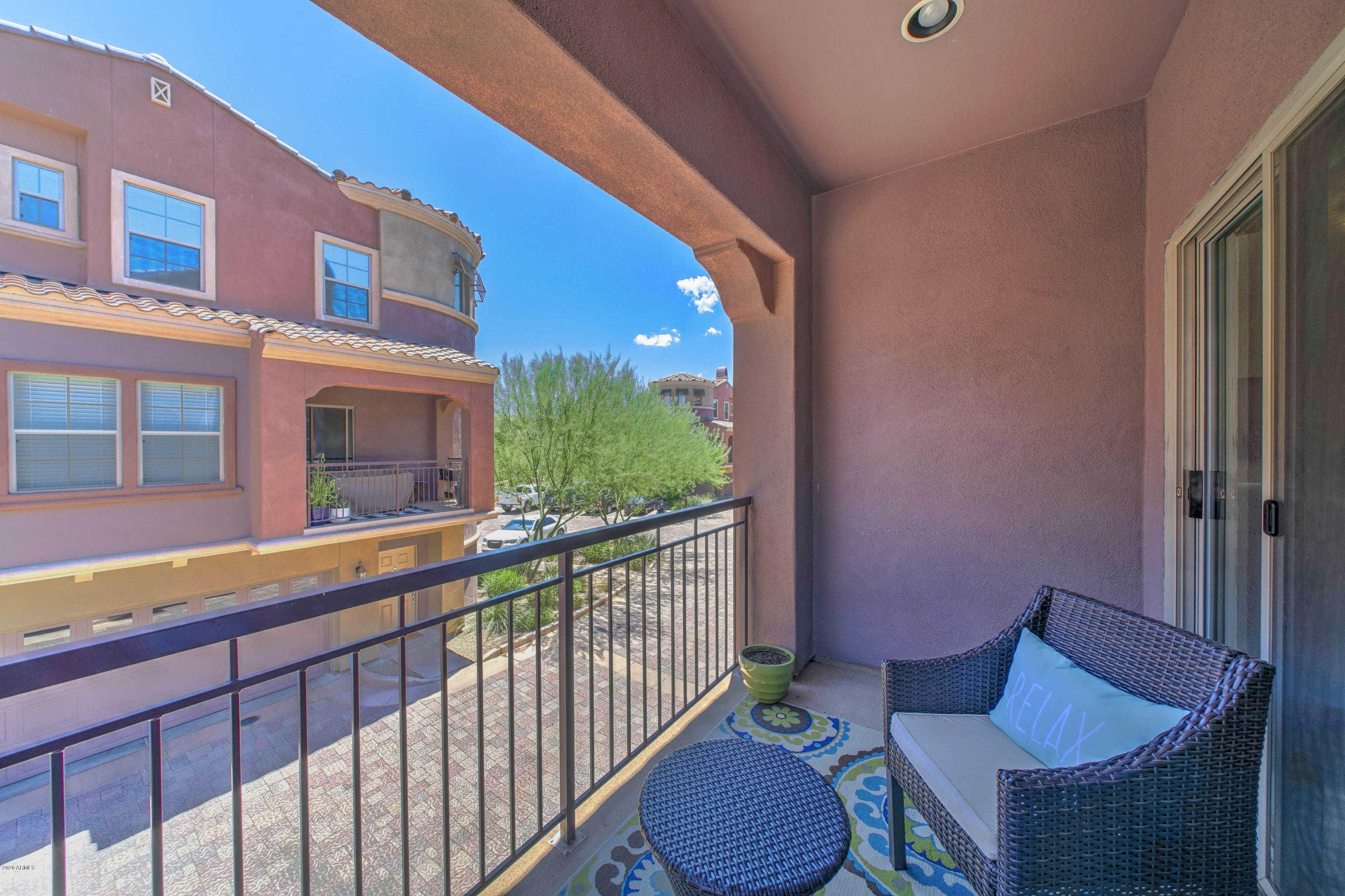 3935 East Rough Rider Road, Unit 1267 Phoenix, AZ 85050 - Photo 22 of 34 Balcony off LR