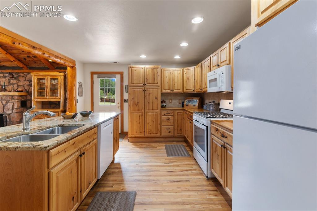 1100 Rampart Range Road Woodland Park, CO 80863 - Photo 21 of 50 Beautiful cabinetry and butcher block counters