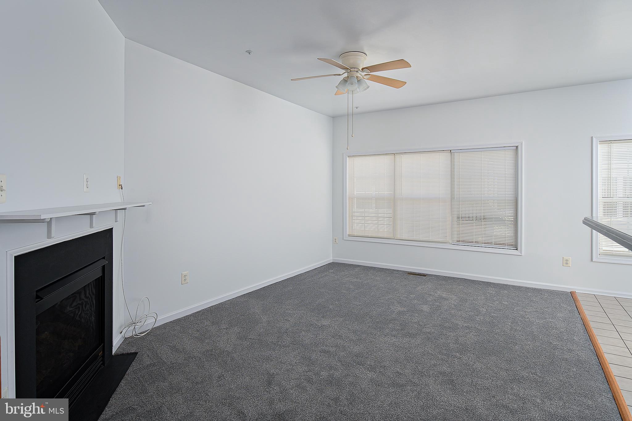 10229 Brighton Ridge Way, Unit 116 Columbia, MD 21044 - Photo 13 of 31 a view of an empty room with a fireplace and a window