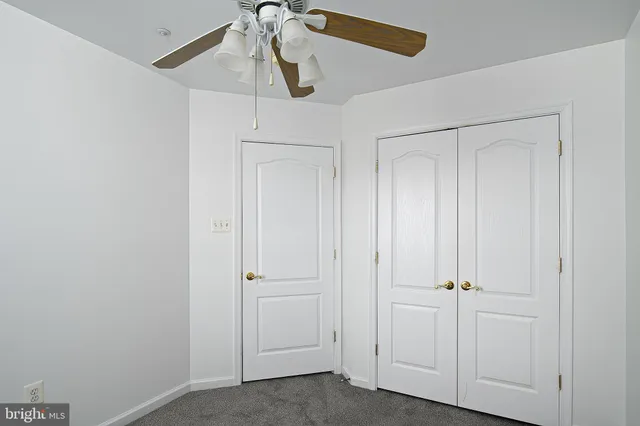 a view of a room with closet area