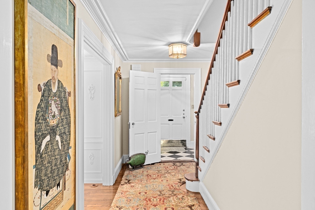 73 Pond Street Cohasset, MA 02025 - Photo 29 of 42 a view of front door with stairs