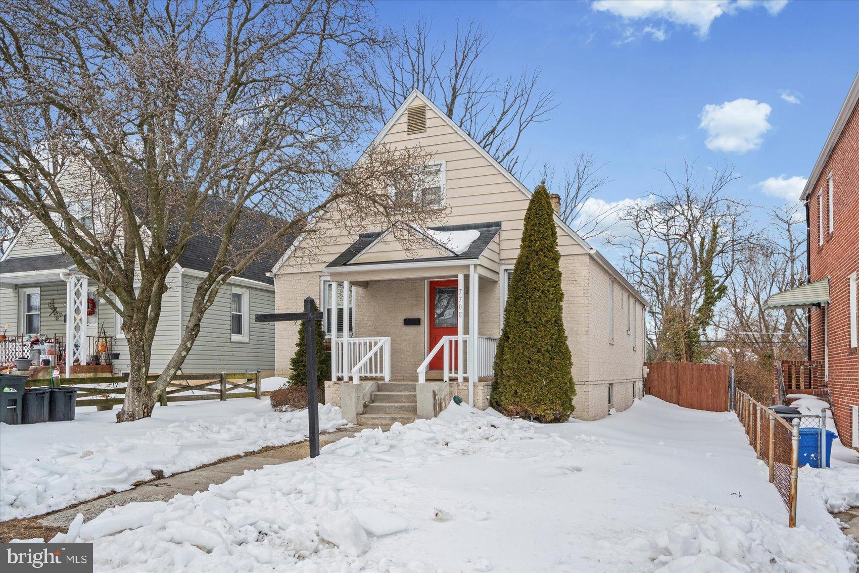 7708 Middlesex Place Parkville, MD 21234 - Photo 31 of 37 Charming home nestled in a winter wonderland.