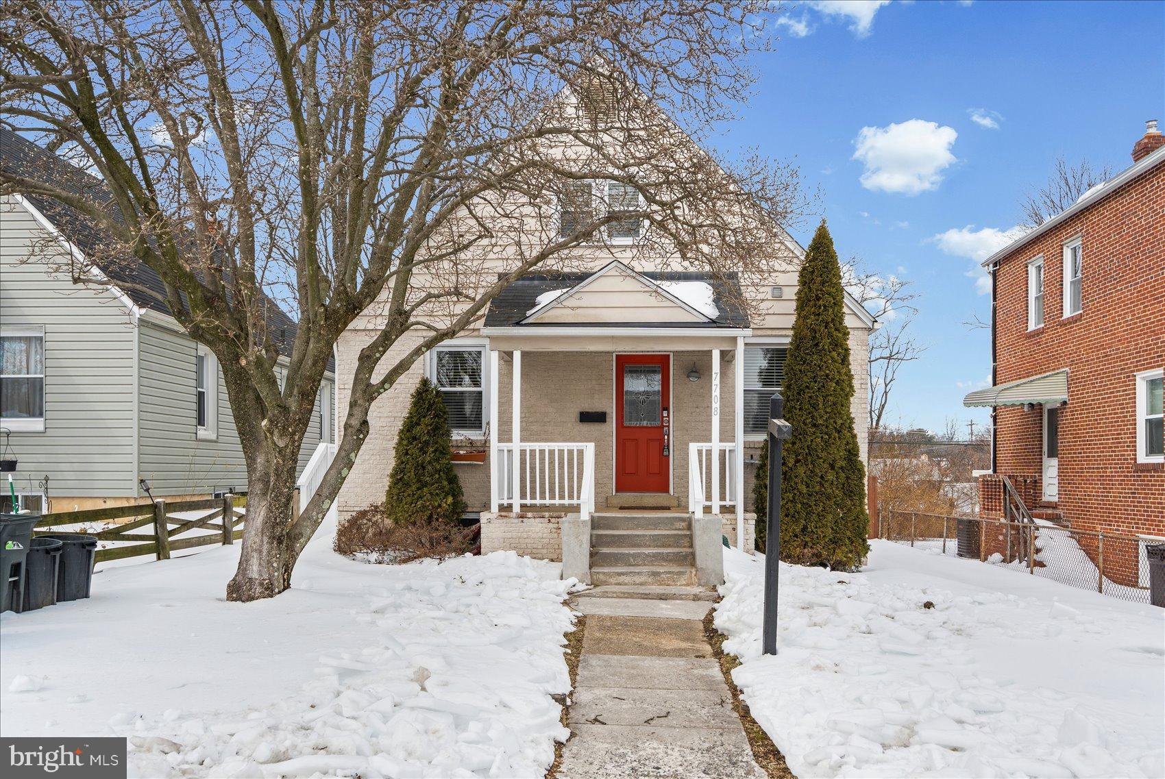 7708 Middlesex Place Parkville, MD 21234 - Photo 35 of 37 Charming home with inviting red door.