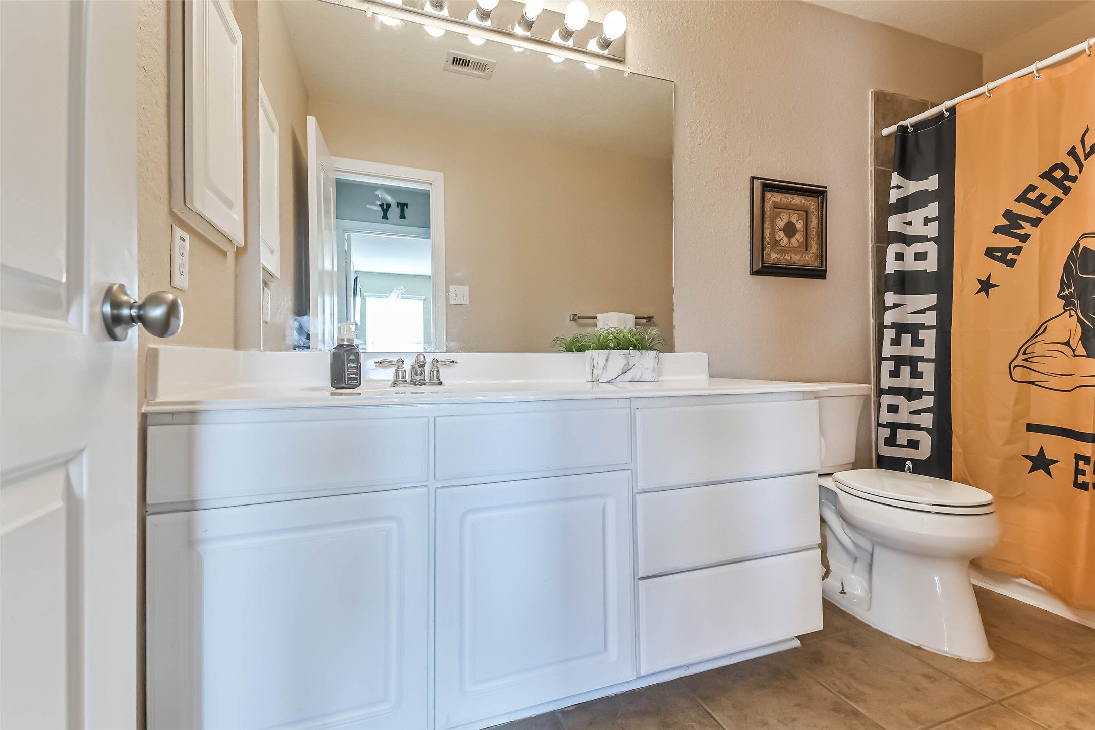 19022 Greenleaf Ridge Court Cypress, TX 77429 - Photo 39 of 47 a bathroom with a sink toilet and mirror