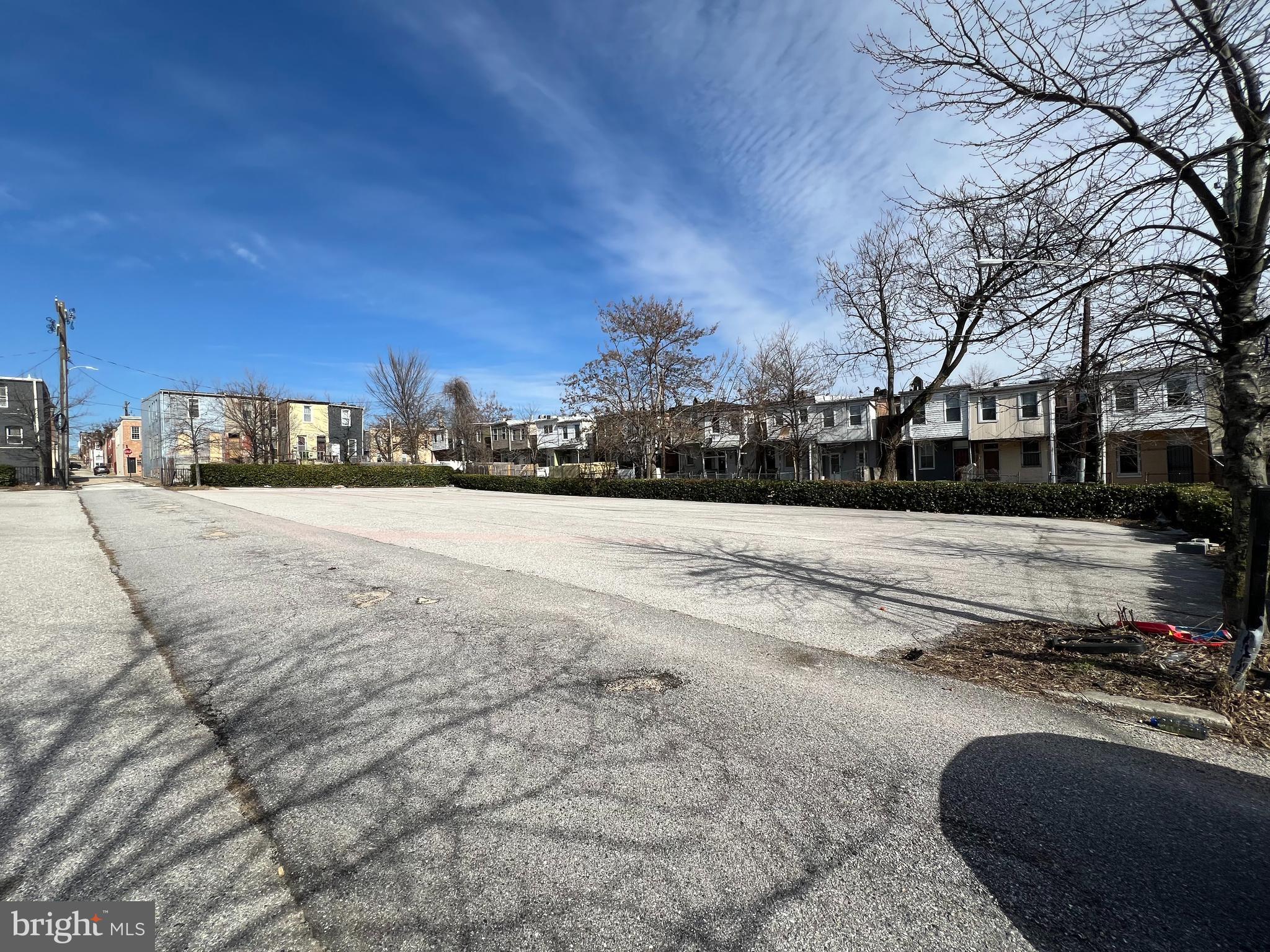 a view of a city street