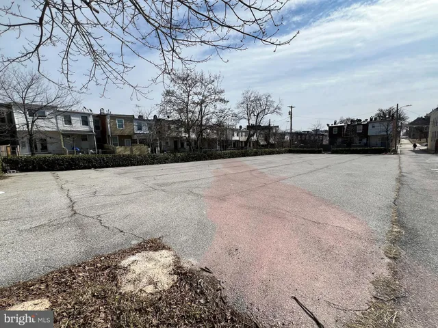 a street view covered with snow