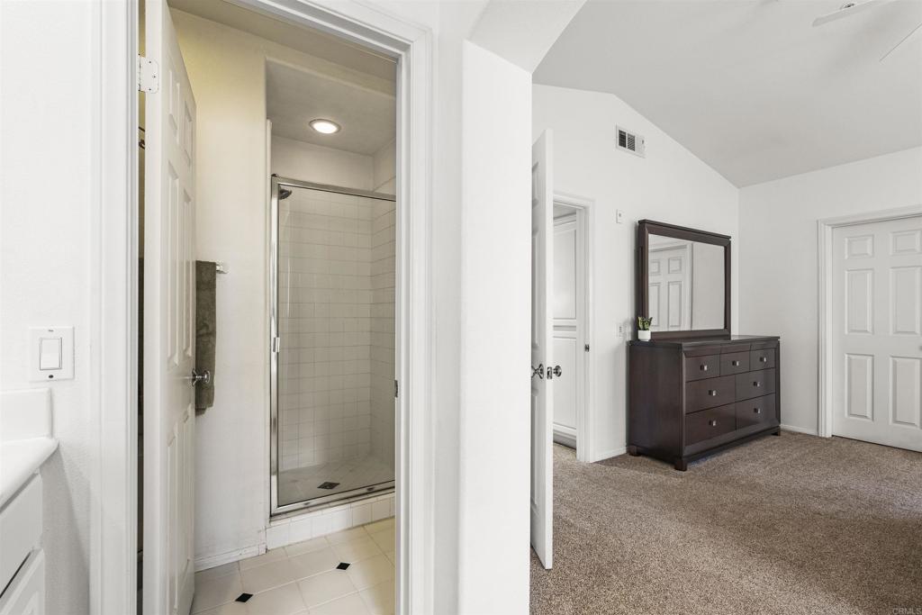 2871 Player Lane Tustin, CA 92782 - Photo 21 of 44 a view of a hallway with closet and mirror