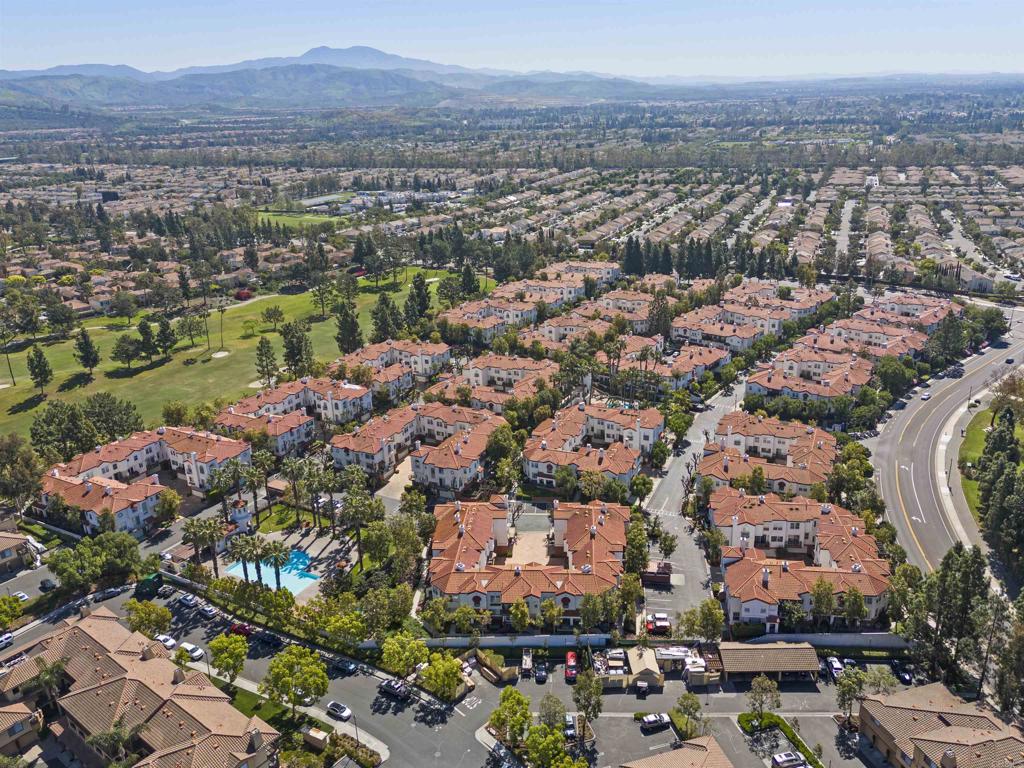 2871 Player Lane Tustin, CA 92782 - Photo 36 of 44 an aerial view of a city with lots of residential buildings