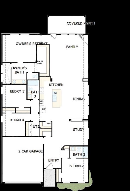 1616 Swan Street Van Alstyne, TX 75495 - Photo 2 of 2 Floor plan