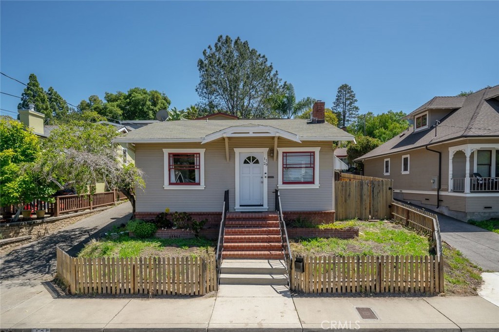 front view of a house with a porch