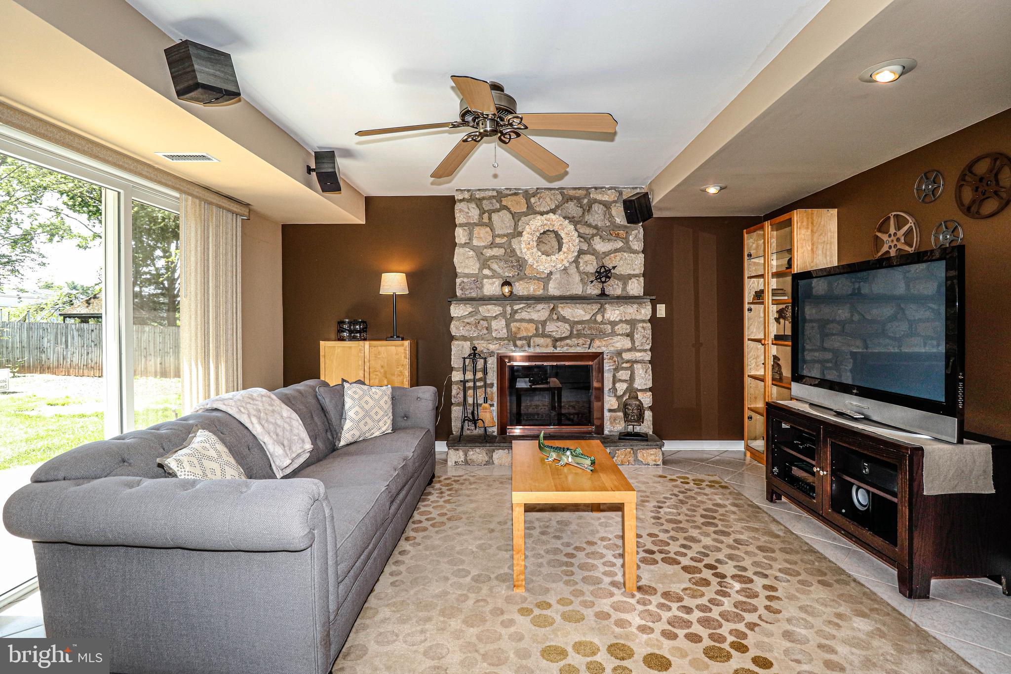 60 Pueblo Road Doylestown, PA 18901 - Photo 19 of 41 Den With Stone Fireplace
