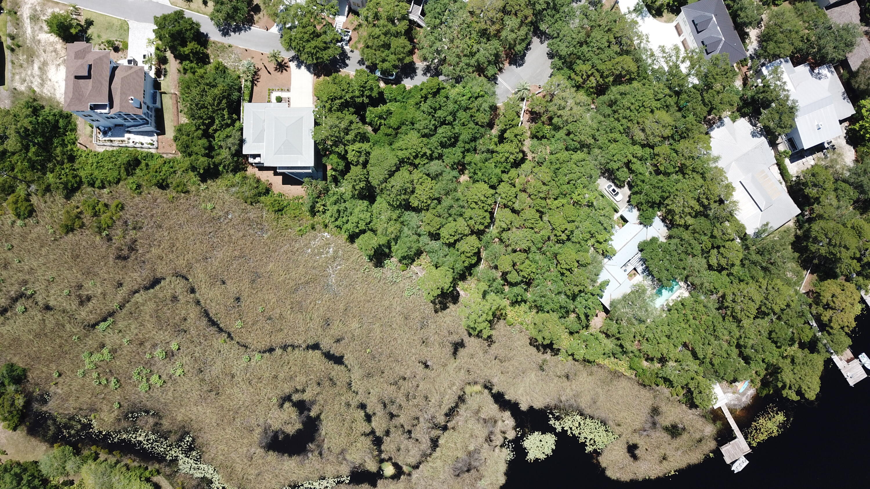Lot 2 Cove Creek Ln Inlet Beach Inlet Beach, FL 32461 - Photo 19 of 23 a backyard of a house with lots of green space