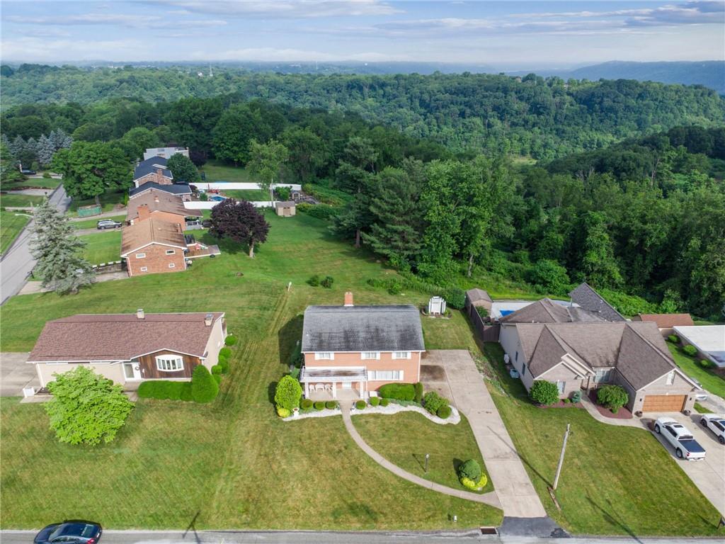 145 Herbst Road Coraopolis, PA 15108 - Photo 35 of 35 an aerial view of a house with garden space and street view