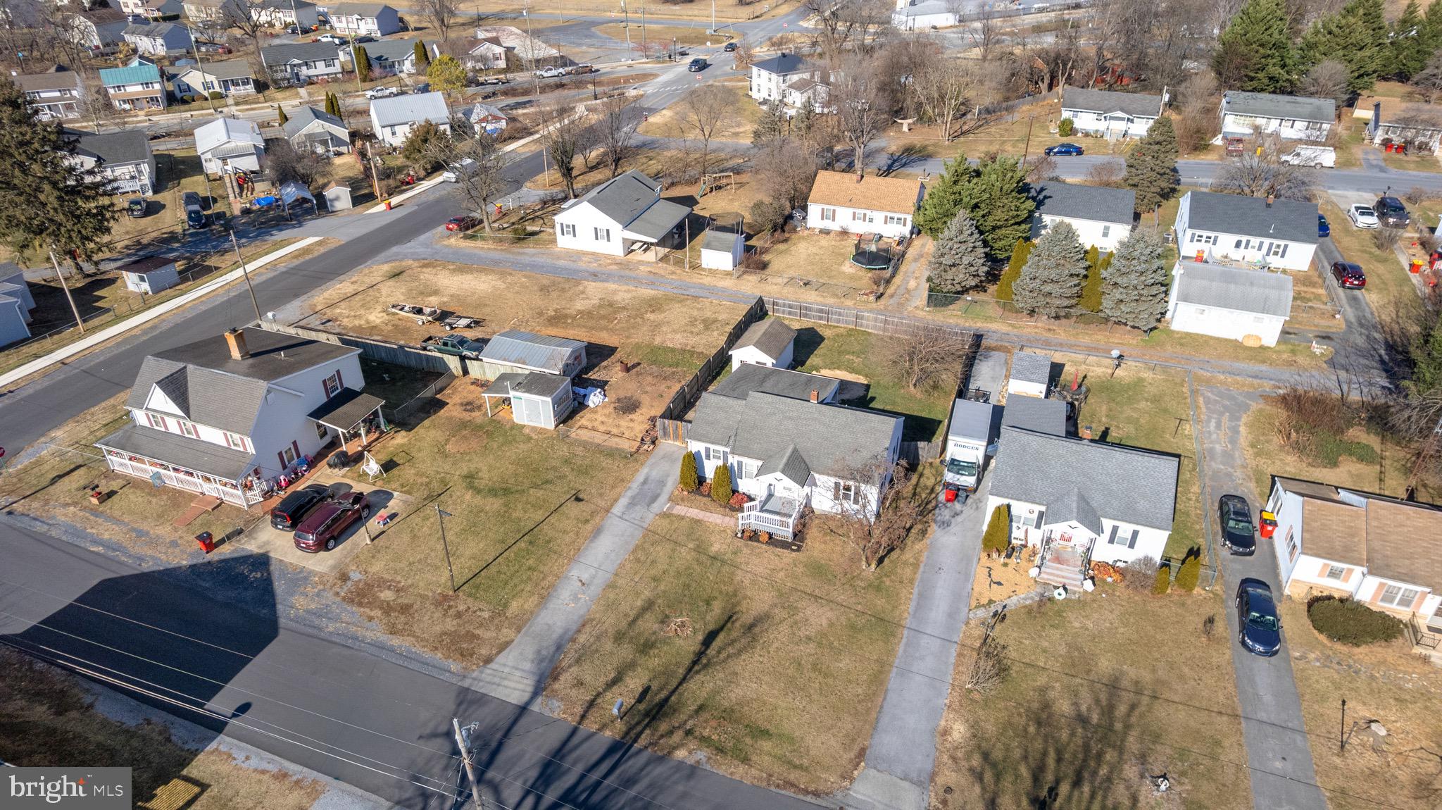 405 East 7th Avenue Ranson, WV 25438 - Photo 29 of 29 an aerial view of residential houses with outdoor space