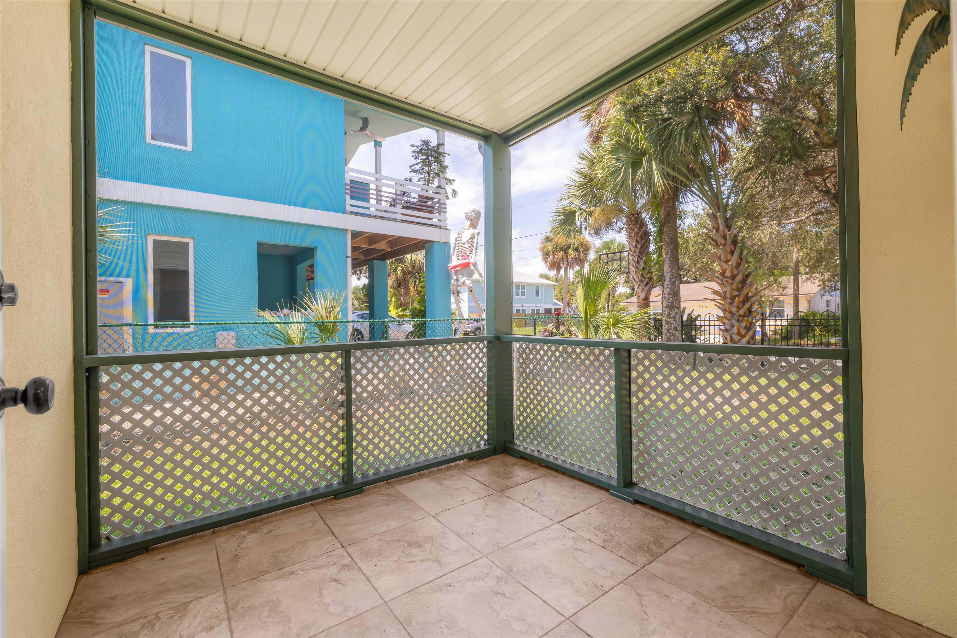 109 B Street, Unit B St. Augustine Beach, FL 32080 - Photo 9 of 30 a view of a house with a fence