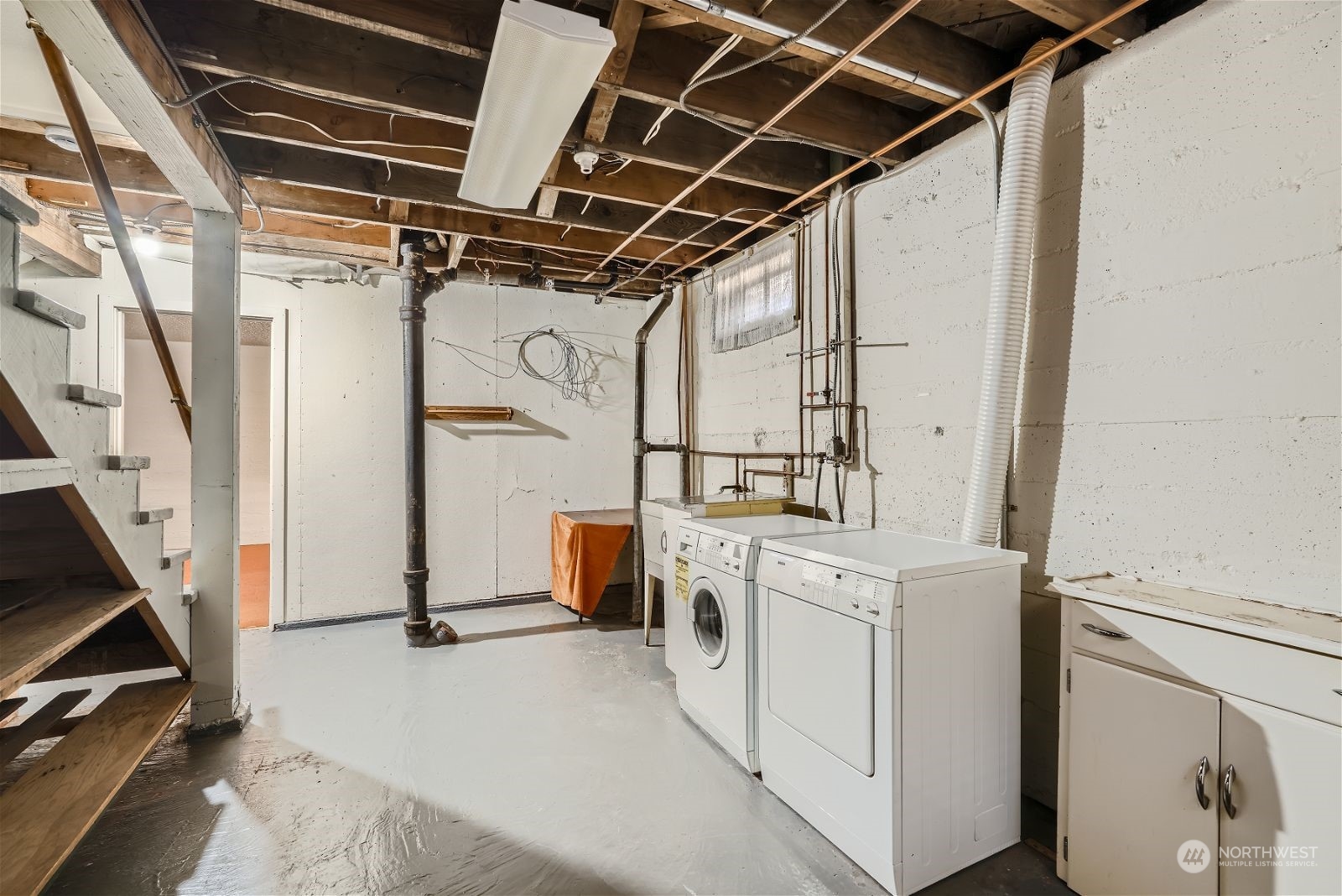 730 North 67th Street Seattle, WA 98103 - Photo 18 of 37 a view of storage and utility room with washer and dryer