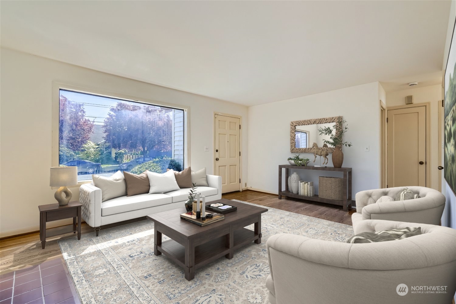 730 North 67th Street Seattle, WA 98103 - Photo 5 of 37 a living room with furniture and a large window