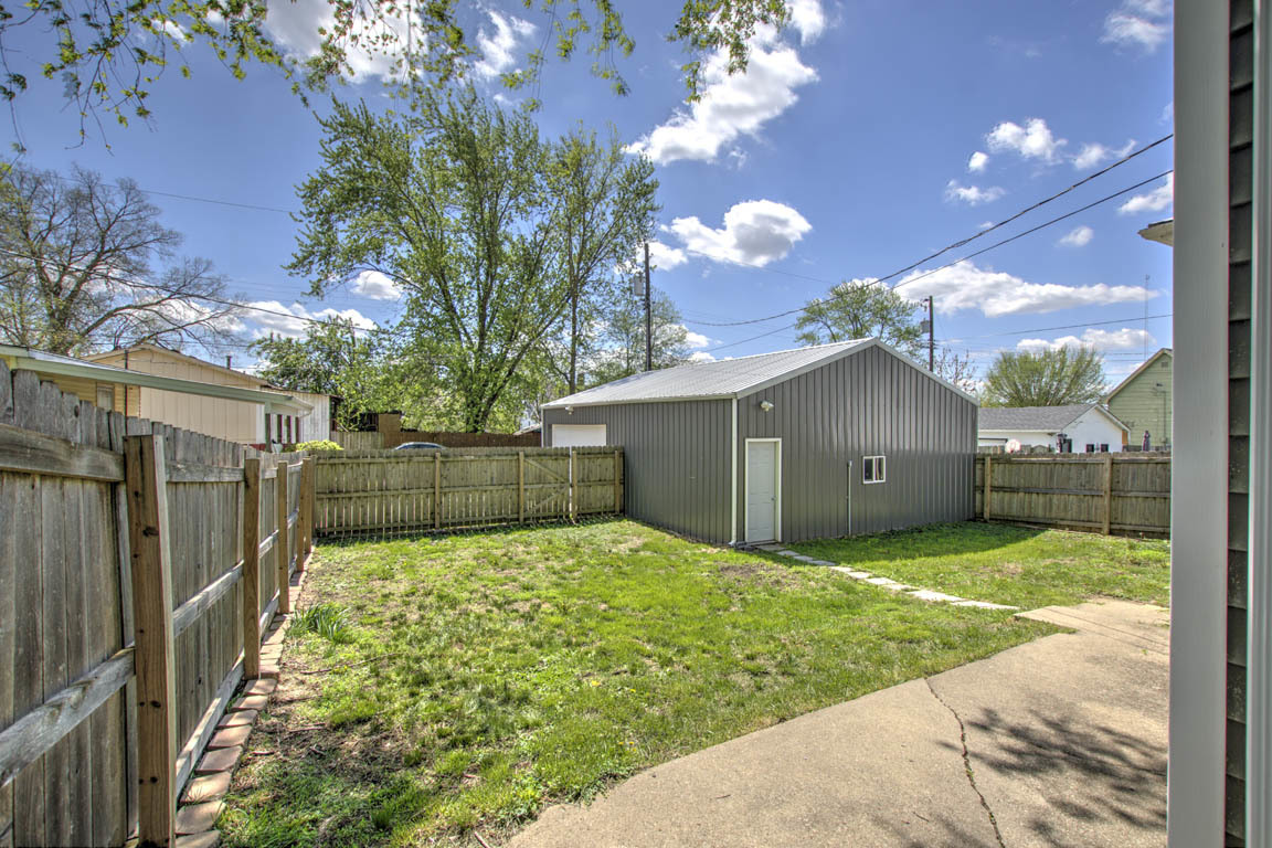 204 West South Street Clinton, IL 61727 - Photo 23 of 23 a view of a backyard of the house