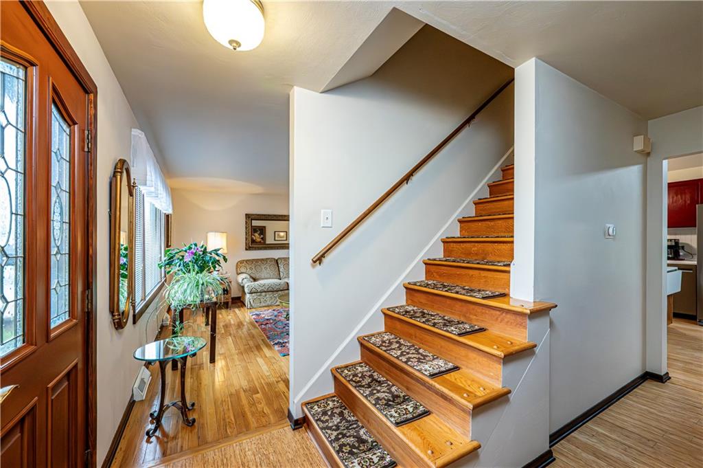361 Middletown Road New Stanton, PA 15672 - Photo 9 of 43 a view of an entryway with wooden floor and a rug