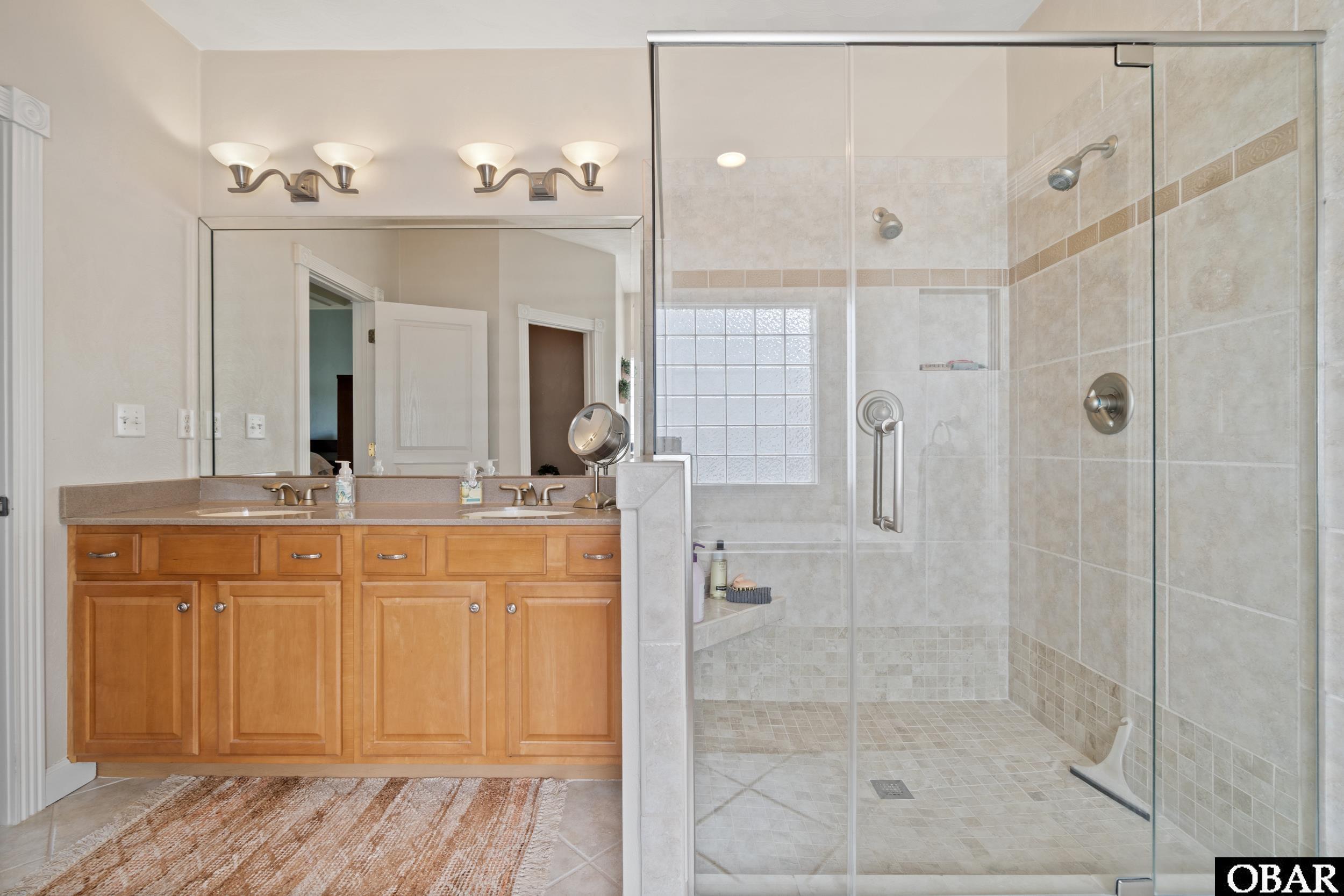 122 Bayside Drive Moyock, NC 27958 - Photo 18 of 34 Owners ensuite Tiled Shower