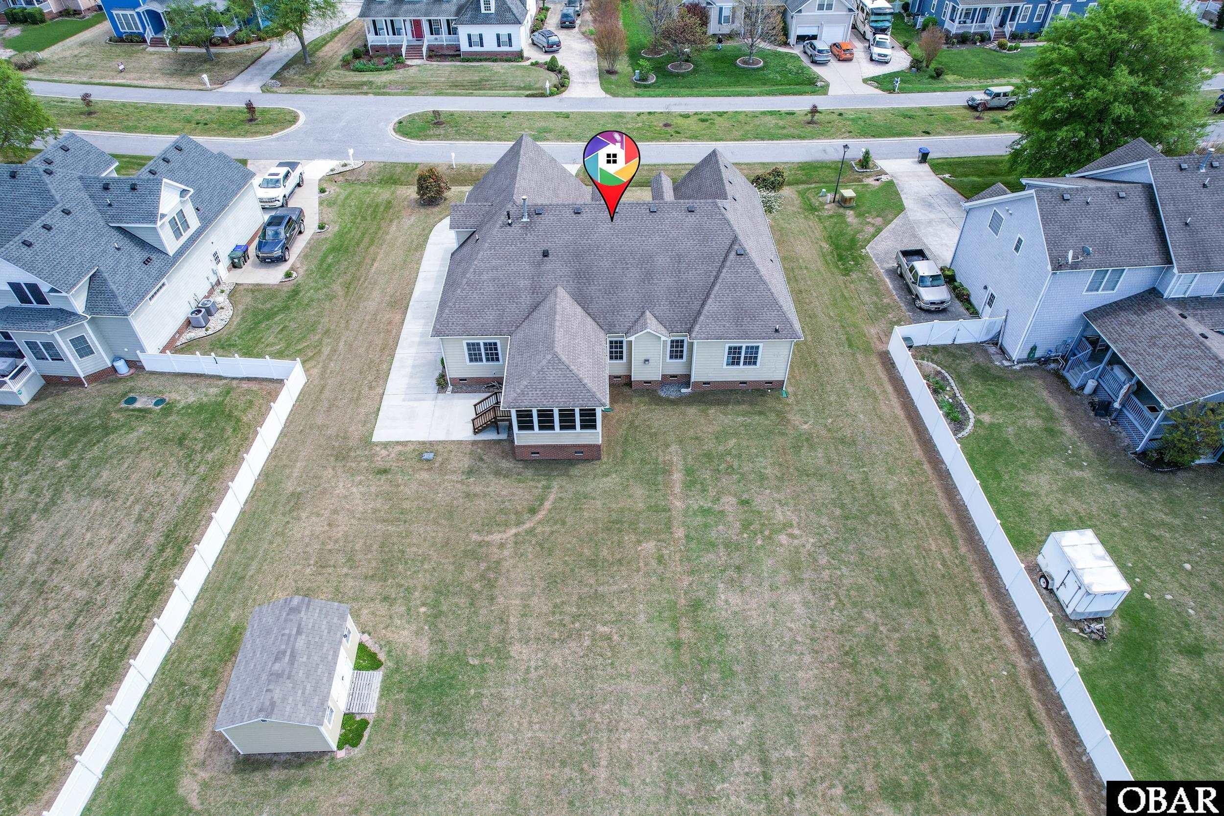 122 Bayside Drive Moyock, NC 27958 - Photo 33 of 34 Aerial View to Currituck Sound