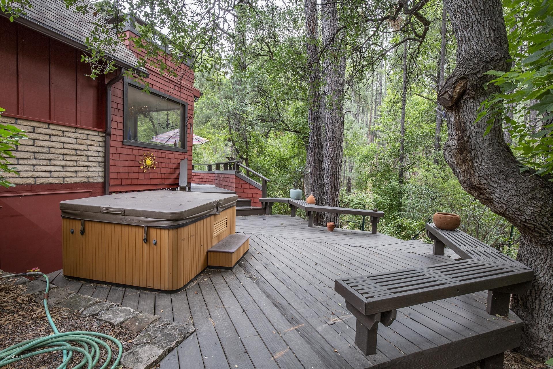 137 North Roper Lane Payson, AZ 85541 - Photo 53 of 61 Deck & Hot Tub