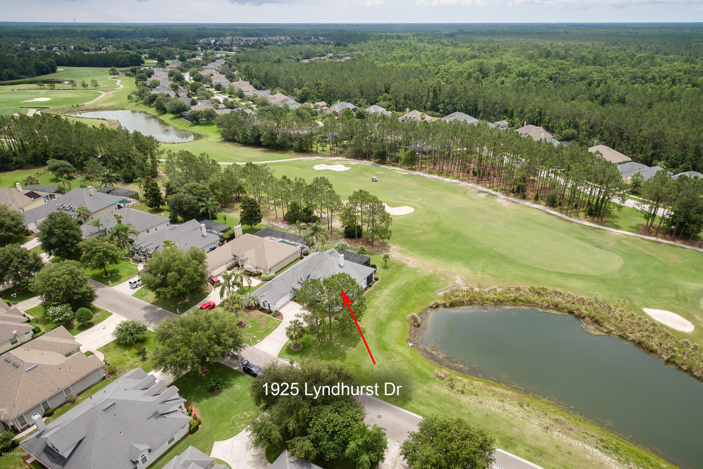 1925 Lyndhurst Drive St. Augustine, FL 32092 - Photo 49 of 52 an aerial view of residential houses with outdoor space