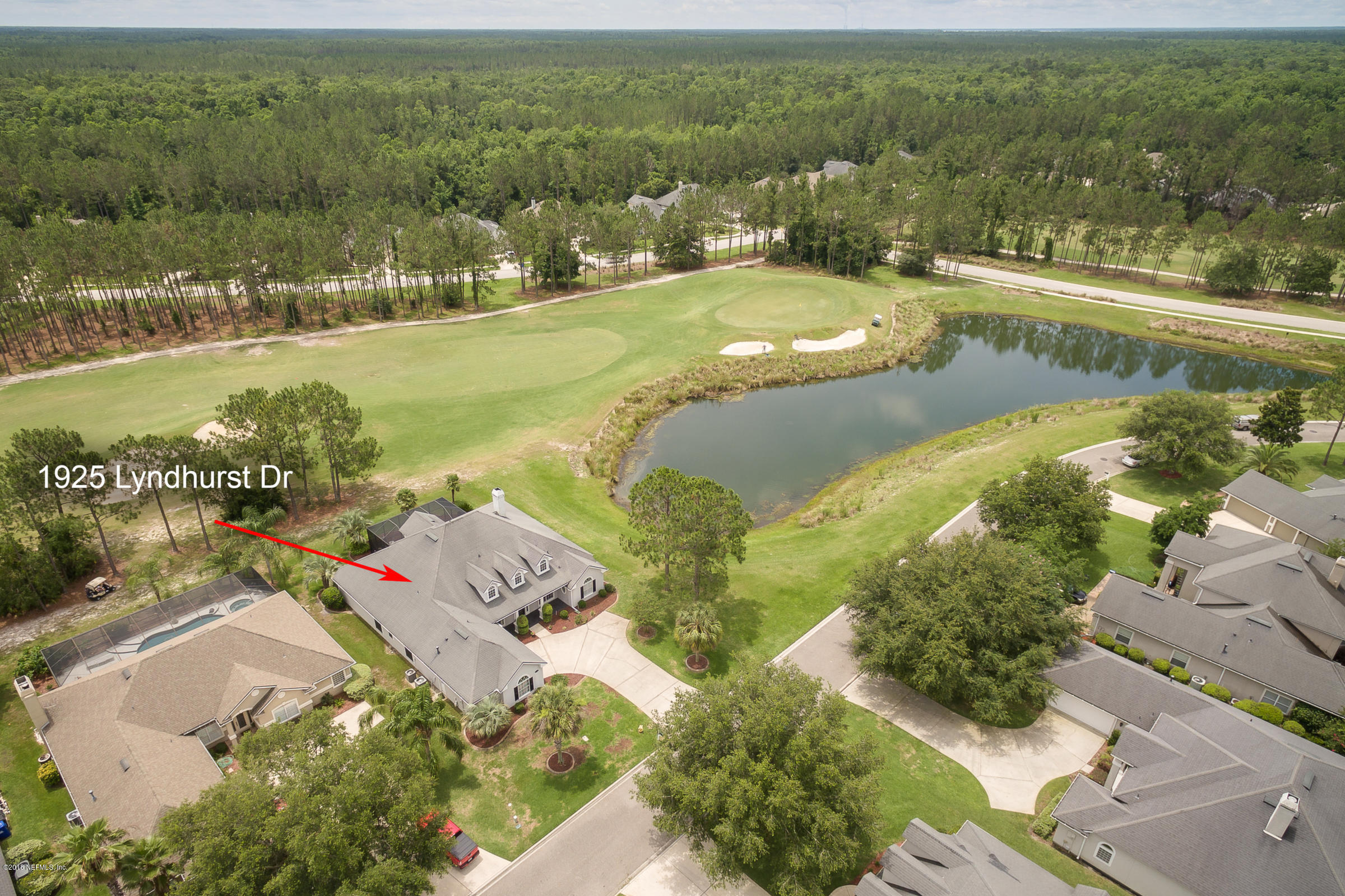 1925 Lyndhurst Drive St. Augustine, FL 32092 - Photo 50 of 52 an aerial view of residential houses with outdoor space