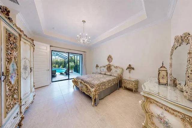a bathroom with a sink vanity and mirror