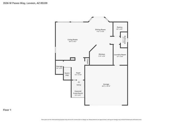 $2,310 | 3536 West Paseo Way, Laveen, AZ 85339