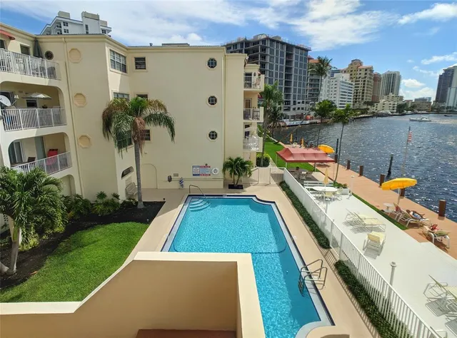 a view of a city with tall buildings