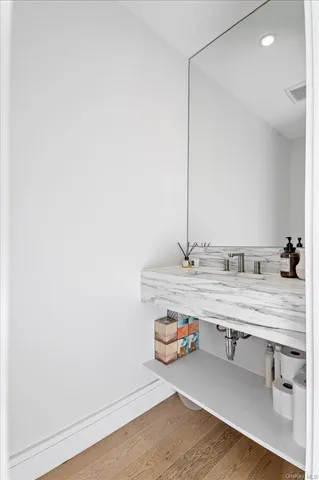 a utility room with a sink