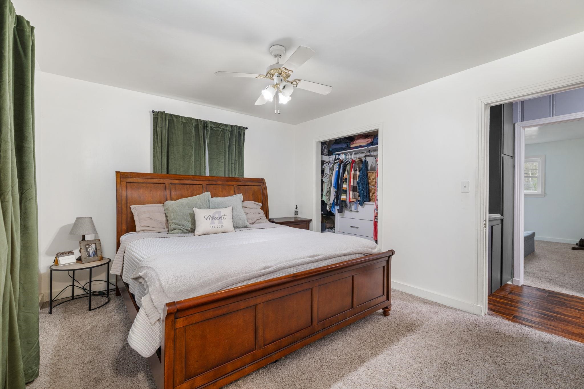 12 County Road 512 Corinth, MS 38834 - Photo 32 of 39 Carpeted bedroom with a closet and a ceiling fan