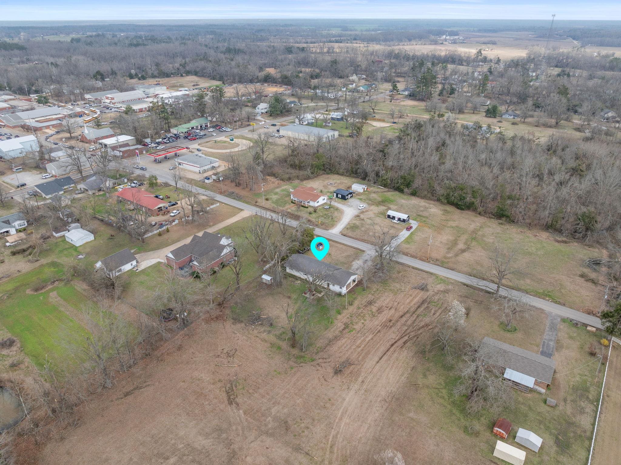 12 County Road 512 Corinth, MS 38834 - Photo 38 of 39 an aerial view of a houses with a yard