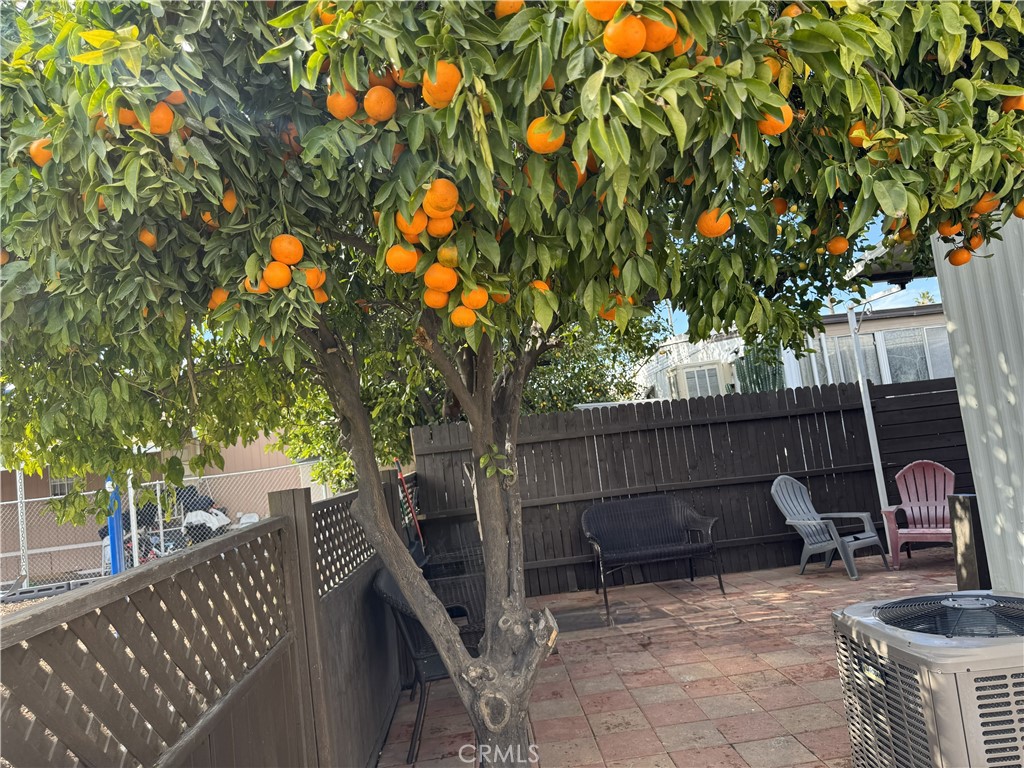 1025 South Riverside Avenue, Unit 66 Rialto, CA 92376 - Photo 39 of 53 a backyard of a house with table and chairs