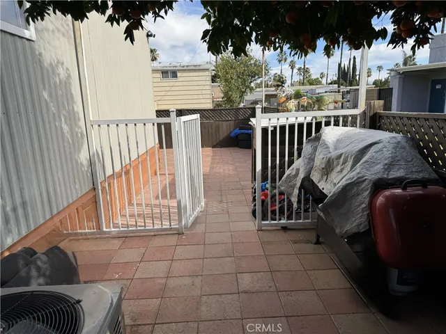 a view of a dinning room with a patio
