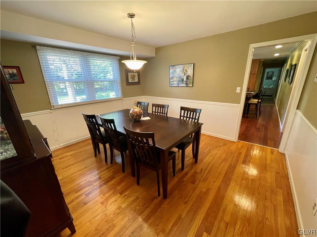 1295 Stark Road Bethlehem, PA 18017 - Photo 18 of 36 a view of a dining room with furniture and wooden floor