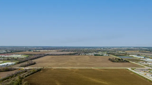an aerial view of a beach and ocean view