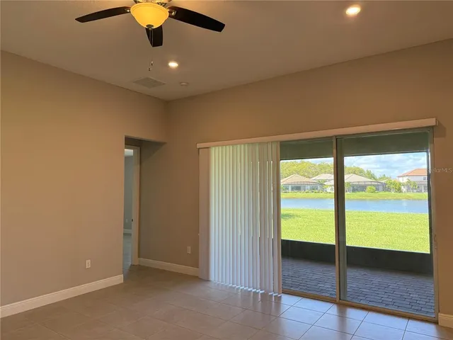 a bathroom with a sink vanity and a mirror