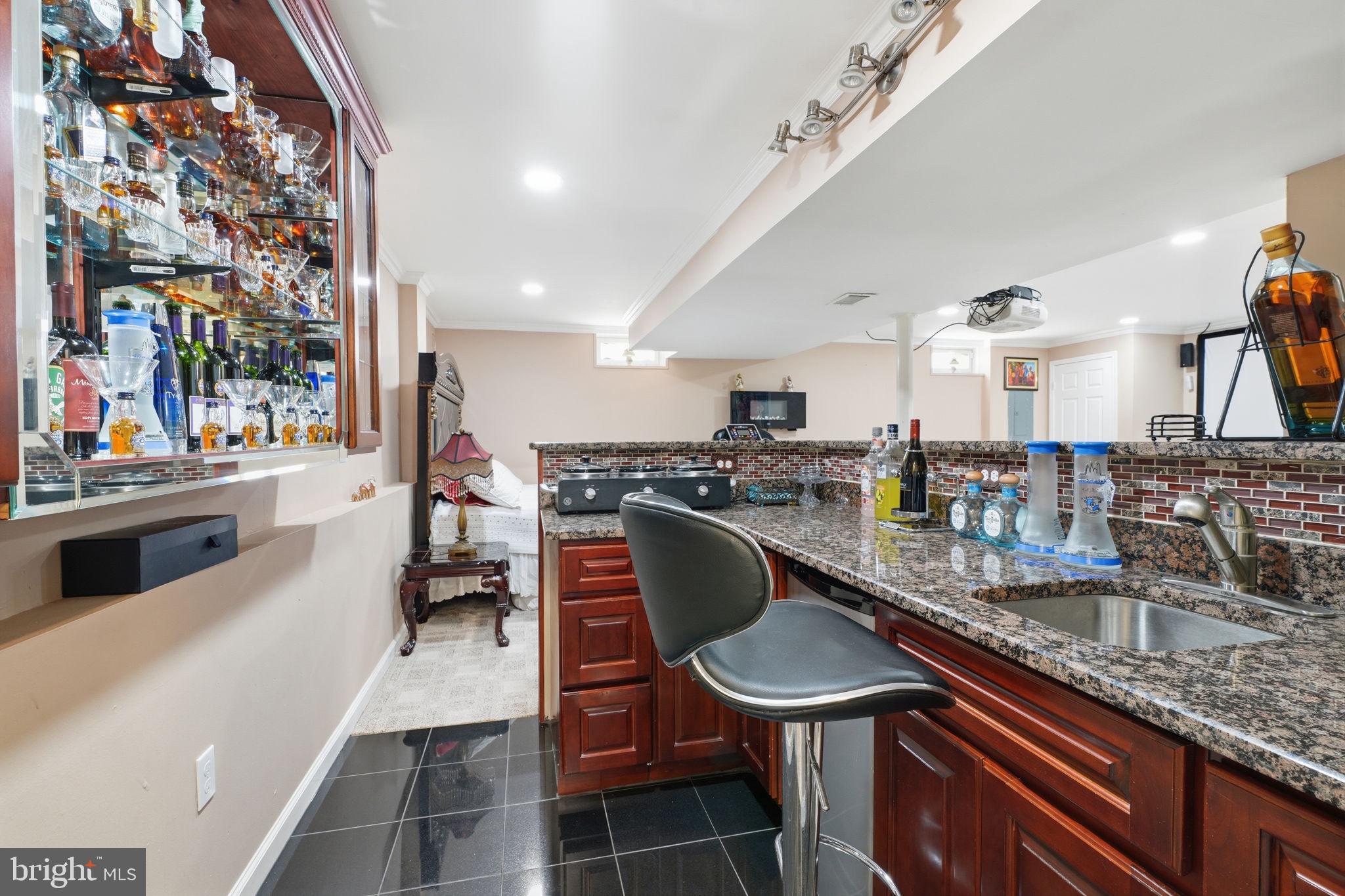 2347 Maple Avenue Croydon, PA 19021 - Photo 35 of 60 Elegant home bar with stylish finishes.