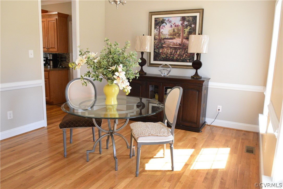 4204 Hidden Valley Road Chester, VA 23831 - Photo 15 of 50 Dining Room with Hardwood Floor