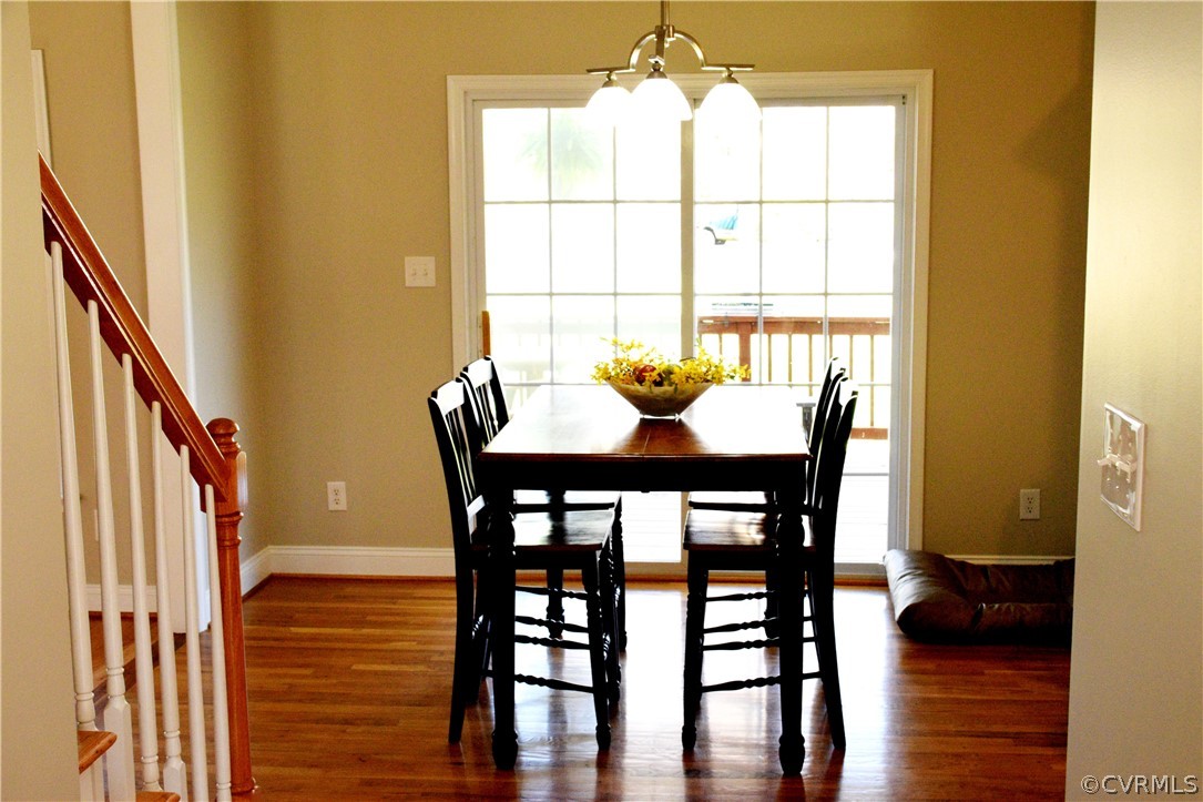 4204 Hidden Valley Road Chester, VA 23831 - Photo 23 of 50 Kitchen with Rear Staircase