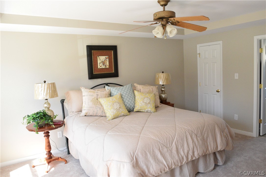 4204 Hidden Valley Road Chester, VA 23831 - Photo 29 of 50 Master Bedroom iwth Ceiling Fan