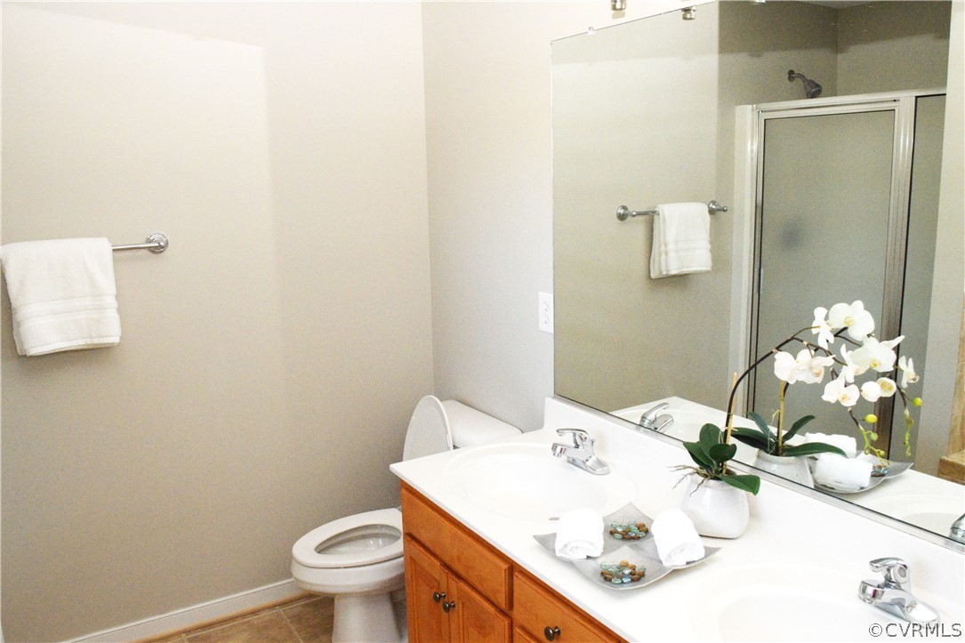 4204 Hidden Valley Road Chester, VA 23831 - Photo 34 of 50 Master Bath with Separate Shower