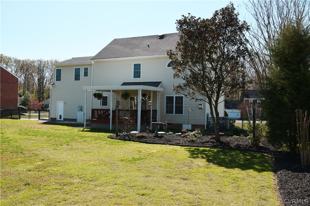 4204 Hidden Valley Road Chester, VA 23831 - Photo 5 of 50 Back of Home with Mature Landscaping