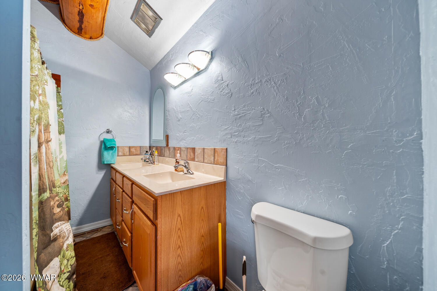 6720 Cheney Ranch Loop Show Low, AZ 85901 - Photo 35 of 55 a bathroom with a sink a toilet and a mirror