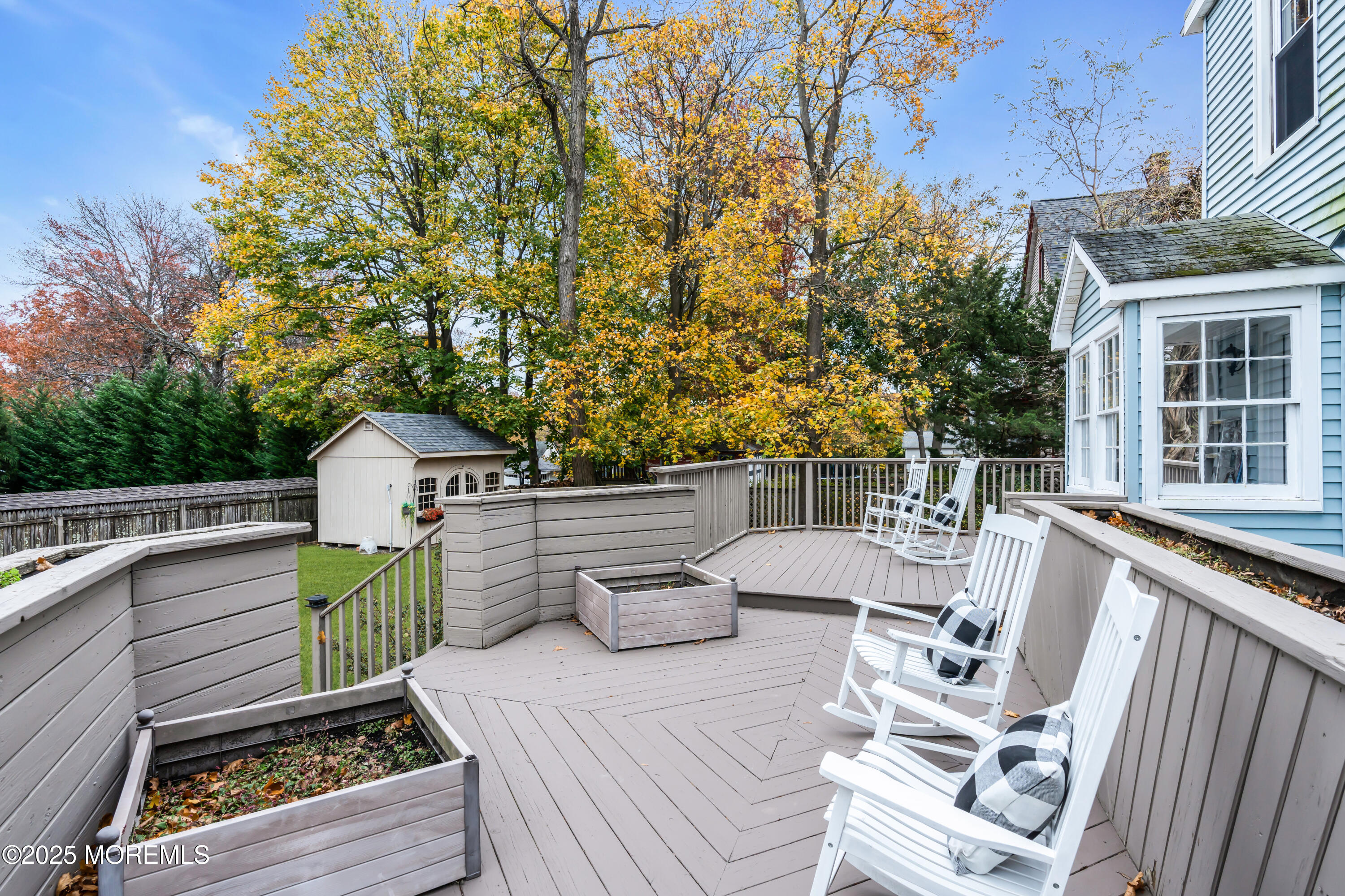 18 Middletown Avenue Atlantic Highlands, NJ 07716 - Photo 33 of 35 a view of a deck with two chair and tables