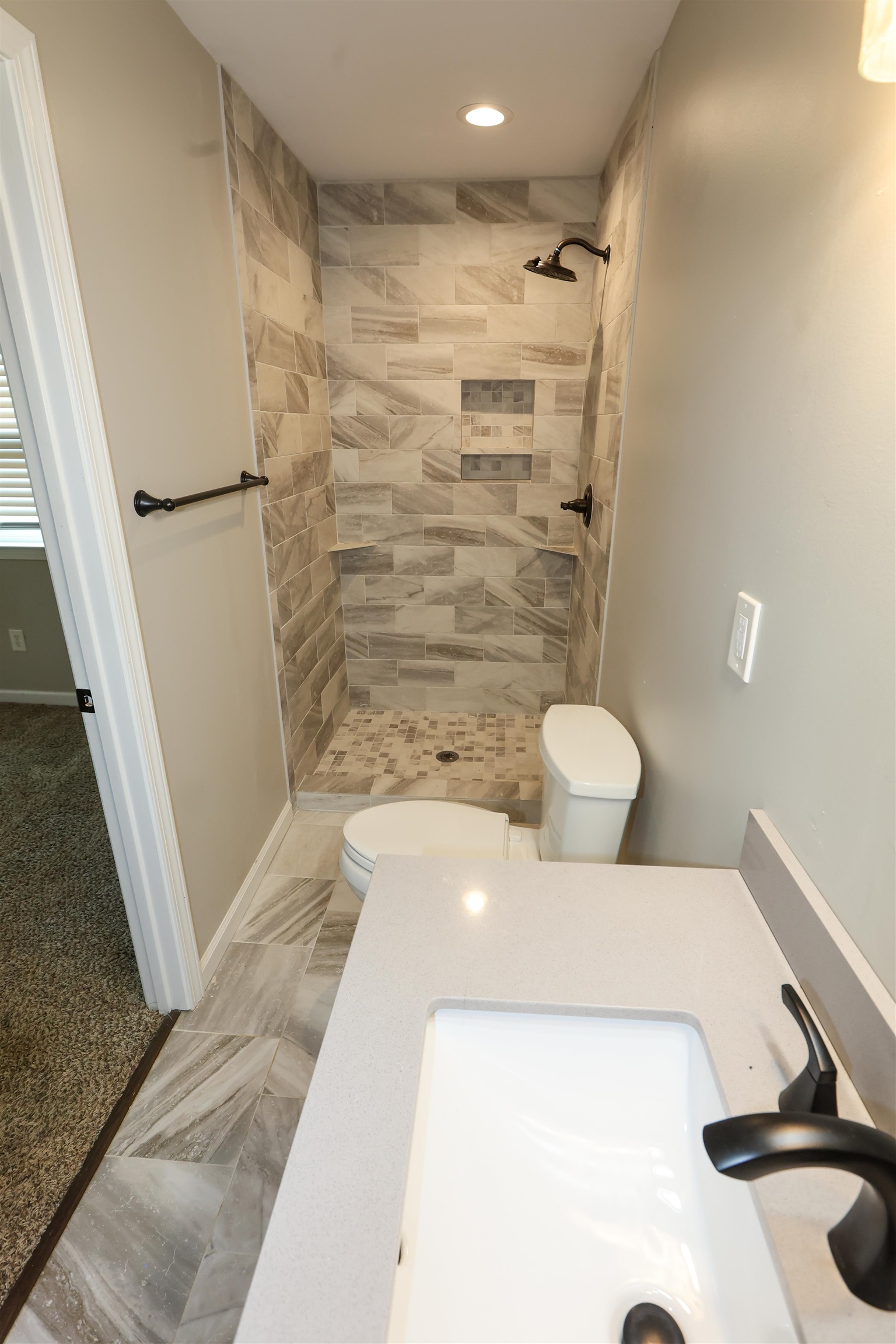 8074 Van Road Arlington, TN 38002 - Photo 22 of 24 a bathroom with a sink a toilet and shower