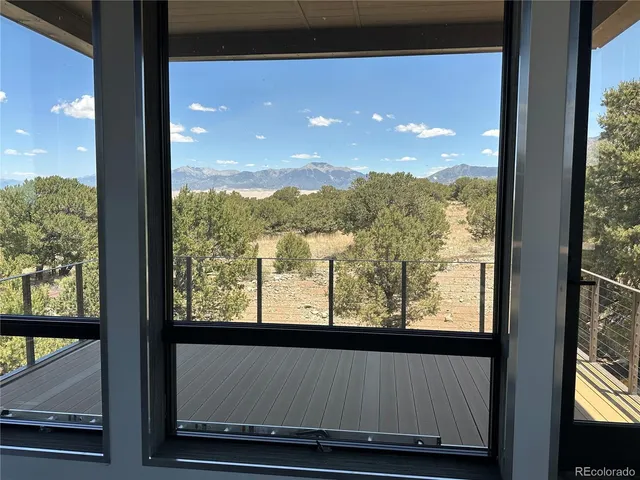 a view of sky from window