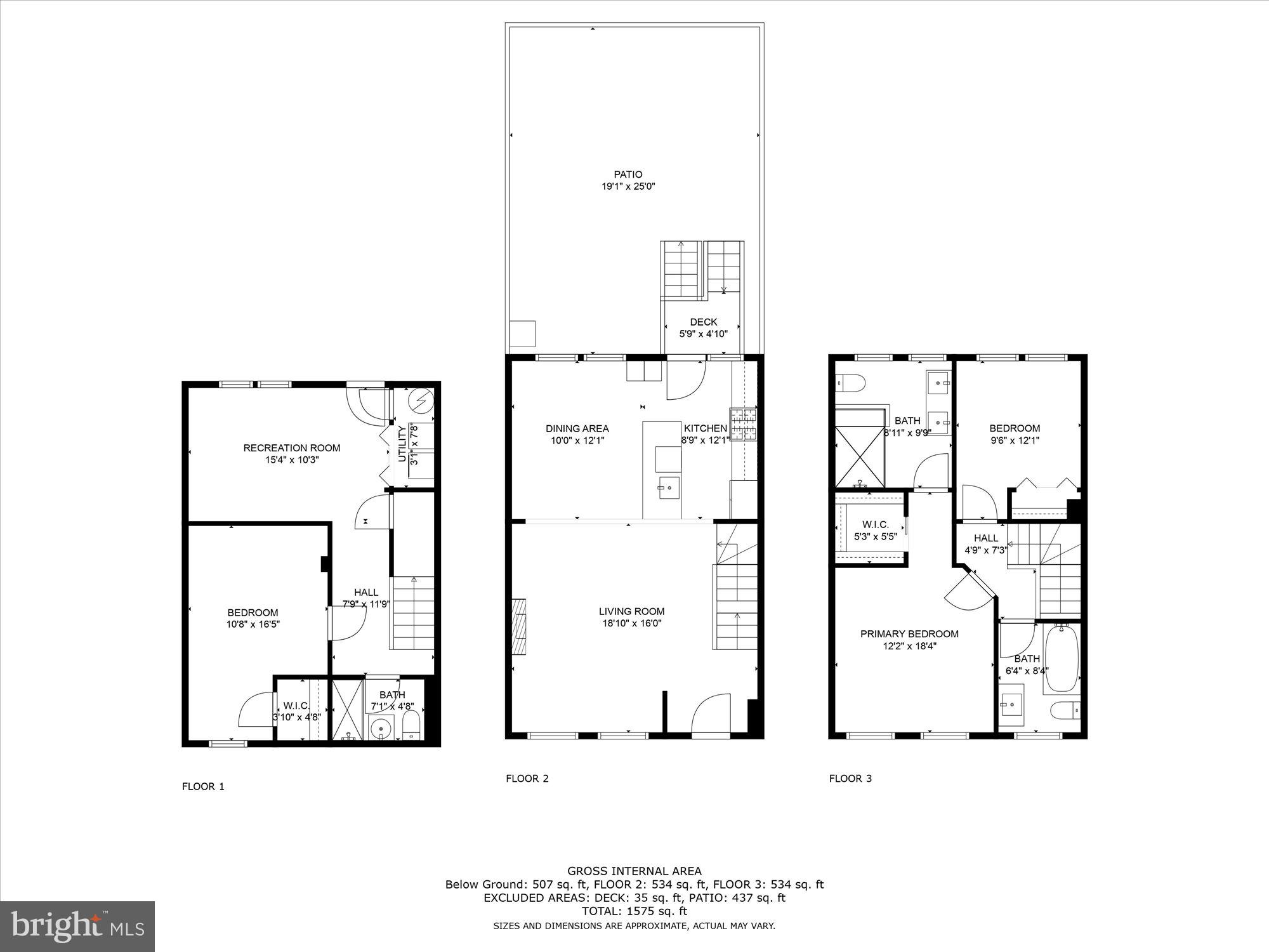 1204 5th Street Northeast Washington, DC 20002 - Photo 43 of 46 a picture of a floor plan